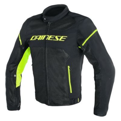 Dainese AIR-FRAME D1 letní textil. bunda černá/fluo-žlutá vel.44